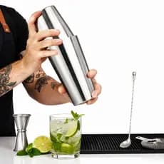 Coqueteleira Boston Inox 820ml Profissional Bartender Shaker Drinks Bar Premium