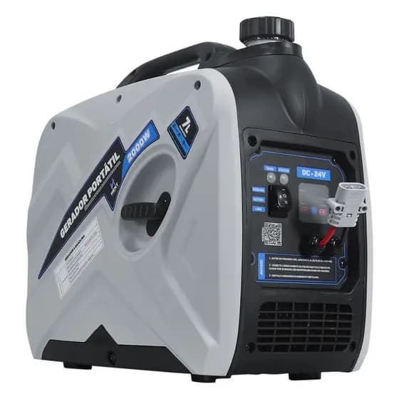 Gerador Energia Automotivo 24v Hent Gasolina 2000w 7 Litros