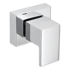 Registro Quadrado Cromado Chuveiro P/ Deca Inox Barcelona Prateado