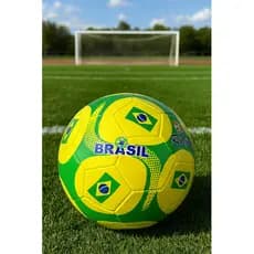 Bola de Futebol de Campo n 5 Estampa do Brasil - Copa do mundo - Diversao com Estilo