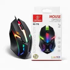Mouse Gamer Kapbom KA-778 RGB 1200 DPI Com Fio USB