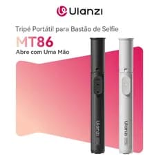 ULANZI MT86 Tripé Bastão de Selfie 1.53m com Abertura Automática e 4 Pernas Estáveis Profissional