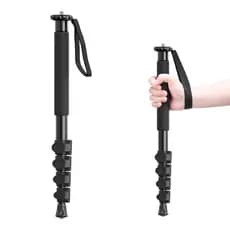 ULANZI TB12 Monopé de Alumínio 61”, 5 Seções Ajustáveis, para Câmeras DSLR e Mirrorless
