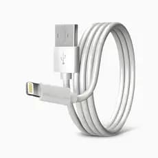 Cabo iPhone Lightning USB Carregador Rápido 1m Reposição Reforçado Branco Pronta Entrega