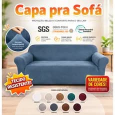 Capa de Sofá Lavável em Velour Elástico de Poliéster, Cor Sólida, Alta Qualidade, Espessa, Para Uso em Todas as Estações