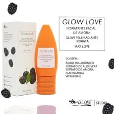 Hidratante Facial Glow Love Hidratação Profunda Glow Natural Amora Max Love