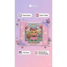 🖍️ Livro de Colorir Capivaras Infantil – Educativo, Criativo, 47 Desenhos, +3 Anos, Sem Telas 🌸🌈