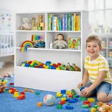 Guarda Brinquedos Organizador Infantil Organizador de Brinquedo com Baú Móvel Organizador Infantil