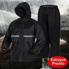 Capa de Chuva Capa À Prova De Vento E Chuva Para Motocicletas Com Capuz Removível