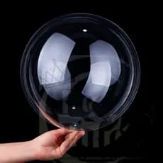 Balão Bubble 18" e 24" Transparente Cristal – Perfeito para Decoração de Festas e Personalizados