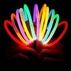 Kit 20/50/100/200 Unidades Pulseira Neon Fluorescente Festa Alto Brilho Carnaval Casamento