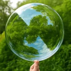 Kit 5/10/25/50 Balões Bubble 24” 60cm Cristal Bolha Transparente – Decoração Festas  Eventos Aniversarios