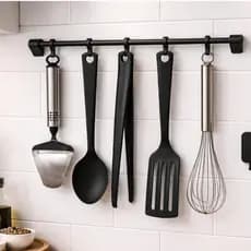 Suporte para Utensílios de Cozinha - Organizador de Colheres Espátulas Decorativos para cozinha Area Gourmet