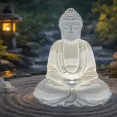 Luminária Buda Zen – Decoração Relaxante para Quarto Sala Clinica Feng Shui