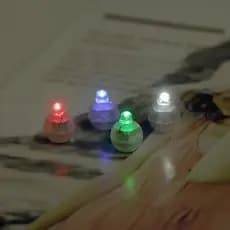 kit 10/20/50 Mini Bolinha Led para Balão a prova d'água para decoração de Aniversário 1.4cm