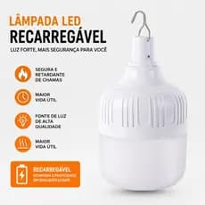 150w Lampião Camping Led Recarregável Acampamen Barraca