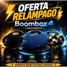 Lançamento Boombox 4 35CM/150W Ou 25CM/90W Bluetooth 14H De Som Pen-Drive Aux Rádio SD