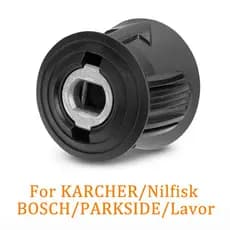 Adaptador Conversor M22 para Mangueira de Lavadora de Alta Pressão Compatível com Pistolas de Lavadora Bosch, Karcher, L
