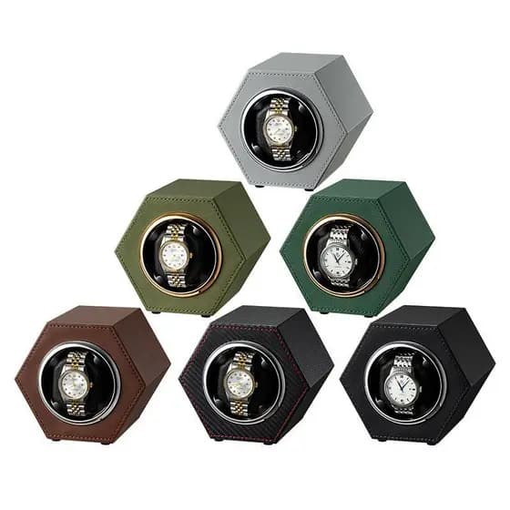 [Novo produto] Watch Shaker Mini caixa de Motor de medidor único Agitador de relógio automático ajustável de cinco veloc