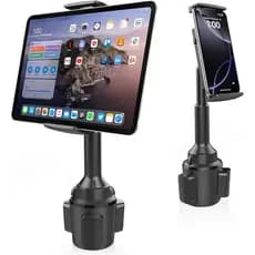 APPS2Car iPad Holder Suporte Para Tablet Carro Com Braçadeira Ajustável (Até 8.3 ") , 10.57 " De Altura Telefones Celula