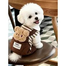 Roupas para filhotes de cachorro, vestuário de inverno espesso e à prova de frio para cães pequenos. YDBR
