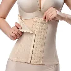 5XG 6XG Shapewear Plus Size com Capuz, Cinta de Alta Compressão para Controle da Barriga, Corset Modelador para Mulheres