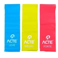 Kit 3 Mini Faixa Elástica + 3 Faixa Elástica Com 3 Intensidades - Entrega Rápida Shopee Express