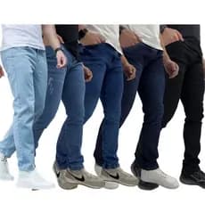Kit 05 Calças Jeans Masculina com Elastano Premium