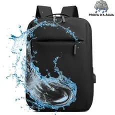 Mochila Multifuncional Masculina Colorida com Sistema Antifurto para Notebook