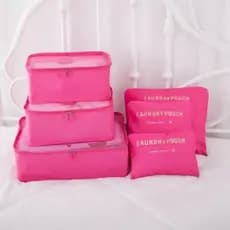 Kit organizador unissex ideal para organizar sua mala em viagens com qualidade