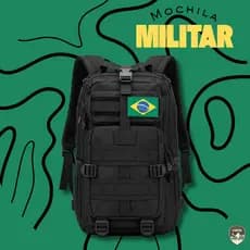 Mochila Militar Acampamento, Trilha Escola Trabalho, Resistente à Água, Multicompartimentos Unissex