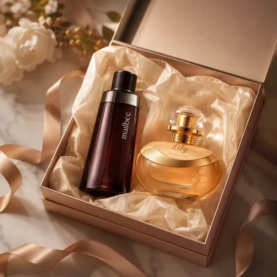 Kit de 01 Ate 02 Perfumes Mbeck + Li li Amadeirado Floral Luxo Longa Duração Premium 100ml