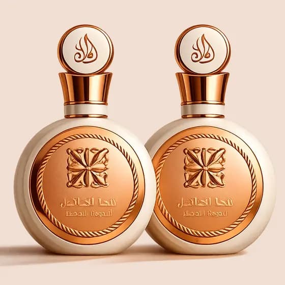 Kit DE 1 ATÉ 2 Perfume Arabe Fakhar Rose Lattafa Feminino 100ml Parfum Elegancia Conquista Premium