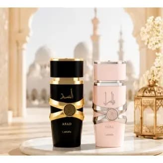 Kit de 1 Ate 2 Perfumes Arabe Yara + Azad Fragancia Arabe de Luxo Premium Longa Duração Importado