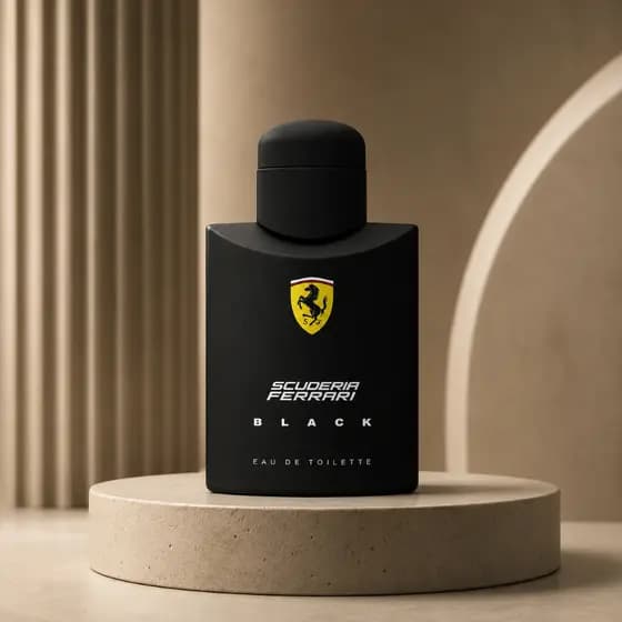 Kit de 01 Ate 02 Perfumes Ferrari Black Aroma de Luxo Premium Poder e Seduçao 100ml Intense