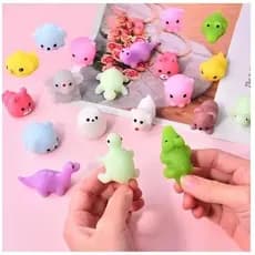 Kit 10/20/30/40 Squishy Mochi Bichinho Macio De Apertar Antiestresse