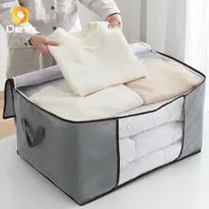 Saco Organizador Guarda Roupa | Anti-Poeira Umidade Insetos Cobertor Casaco