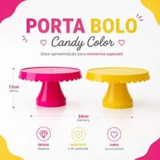 Boleira Cake Candy Popi para Decoração Festa Infantil