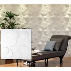 Revestimento de Parede Placas 3D PVC Madrid 30x30cm - Kit com 10un