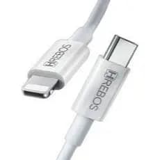 Cabo USB-C para Lightning - Carregamento Rápido, 30W TURBO Compatível com iPhone