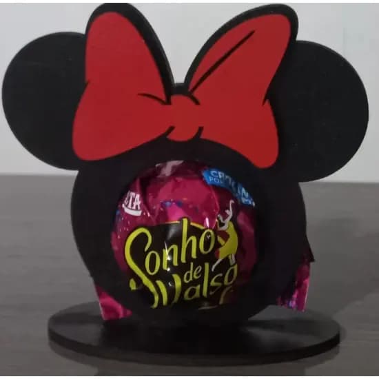 Porta Bombom Festa Infantil Aniversário Mesversário Mickey Minnie