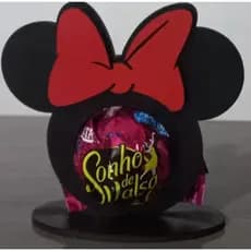 Porta Bombom Festa Infantil Aniversário Mesversário Mickey Minnie