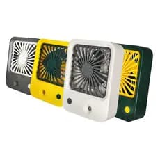 Mini fan Ventilador De Mesa Com Umidificador Portátil USB table fan standing fan handheld fan mini table fan