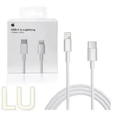 Cabo USB-C 1 e 2 metros Lightning para ip ORIGINAL APPLE LACRADO - ENVIO IMEDIATO
