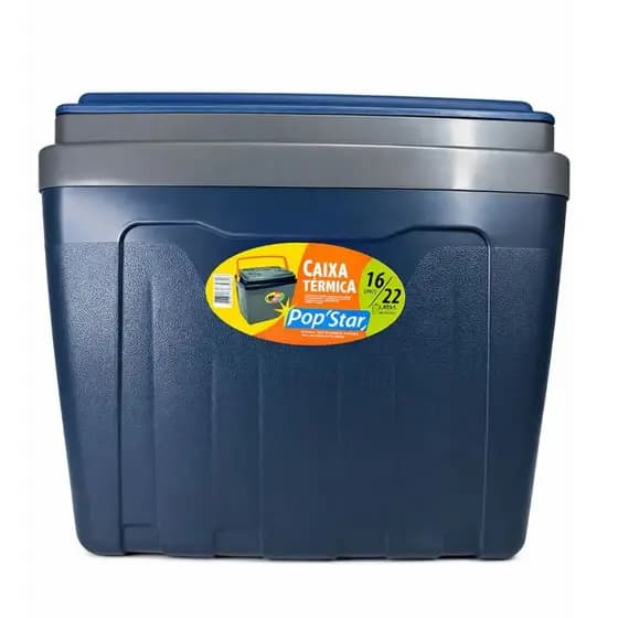 Caixa Térmica Cooler 16 Litros Capacidade 22 Latas Com Alça