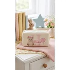 Necessaire Infantil Personalizada com Nome | Porta Higiene Bebê Bordada