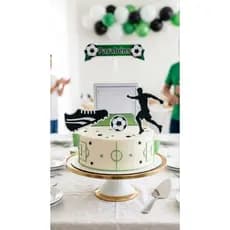 kit topo de Bolo "tema futebol"-Parabens- Pronto pra uso.
