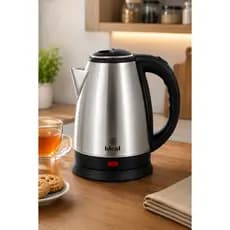 Chaleira elétrica profissional inox 110V e 220V 1500W 1,8Litros café