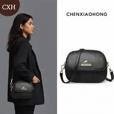 CHENXIAOHONG Bolsas femininas, de ombro e transversais, com grande capacidade, confeccionadas em couro PU.