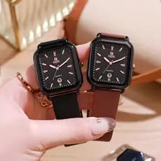Relógio de pulso feminino grande mostrador quadrado relógio feminino moda luz luxo à prova dwaterproof água nicho de qua